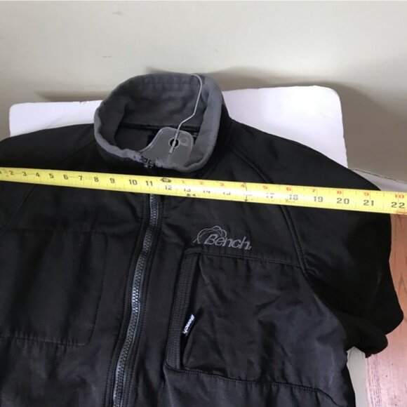 BENCH Light Bomber Cotton Fleece Jacket Pockets Zipper Lightweight Casual XL Top - Picture 11 of 16